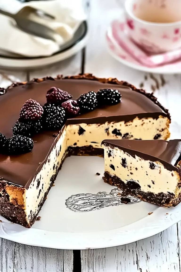 Stracciatella-Käsekuchen