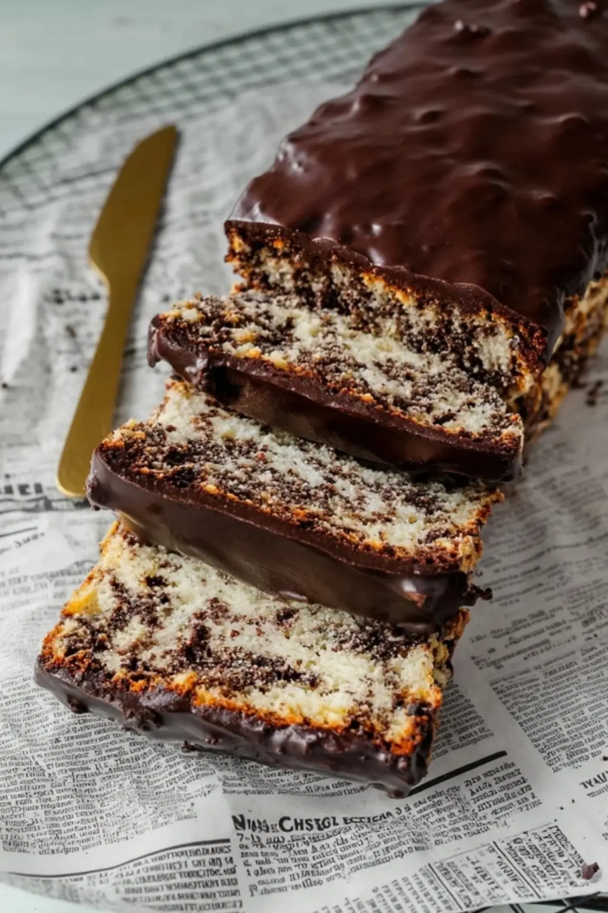 Stracciatella Kuchen - Kochkomplizin