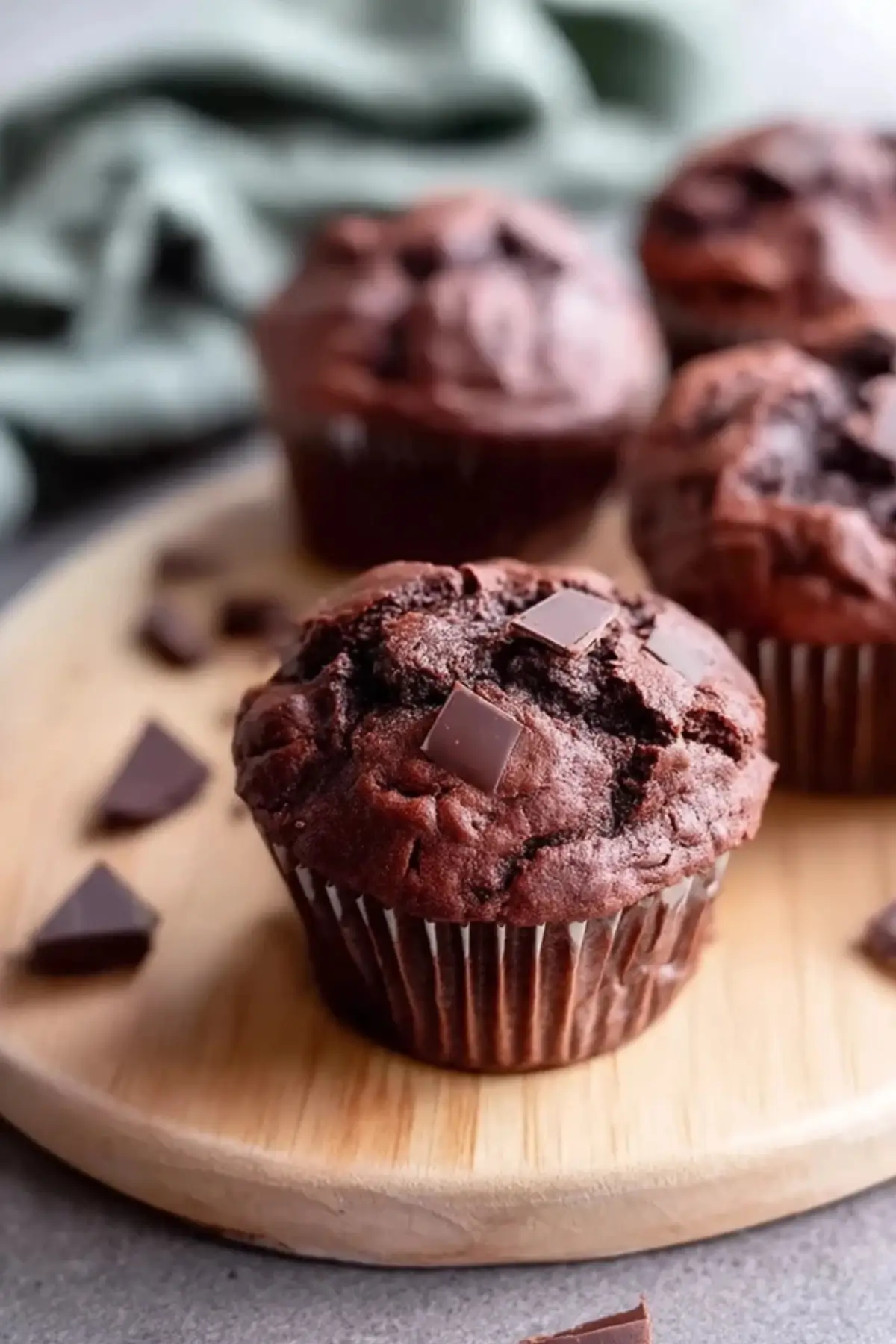 Schokomuffins mit Öl