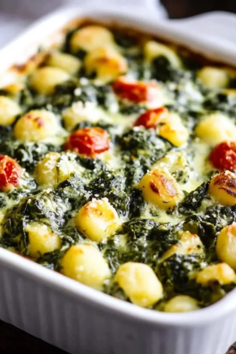 Gnocchi Rahmspinat Auflauf