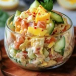 Thunfischsalat mit Ei und Gurke