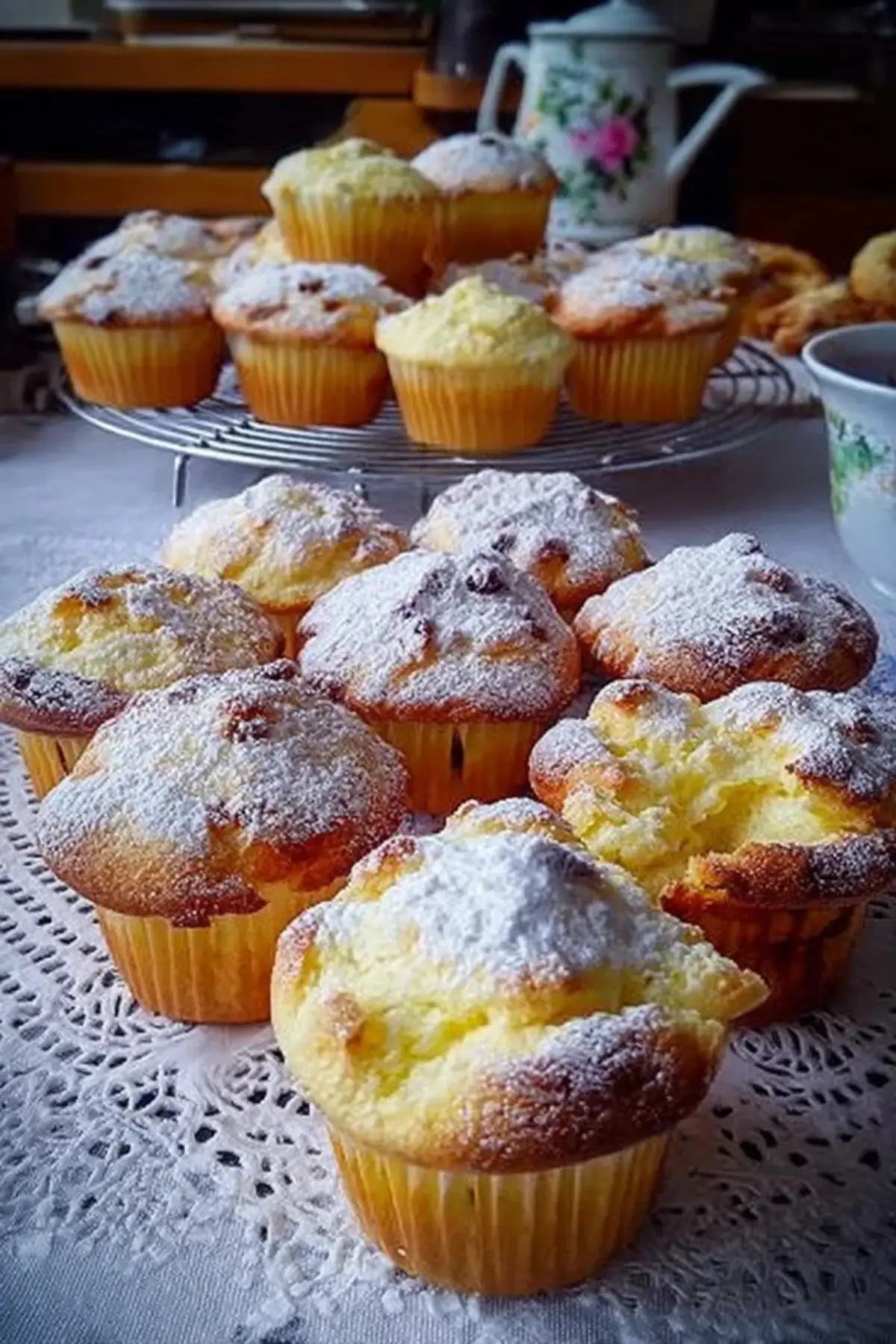 pudding muffins mit quark