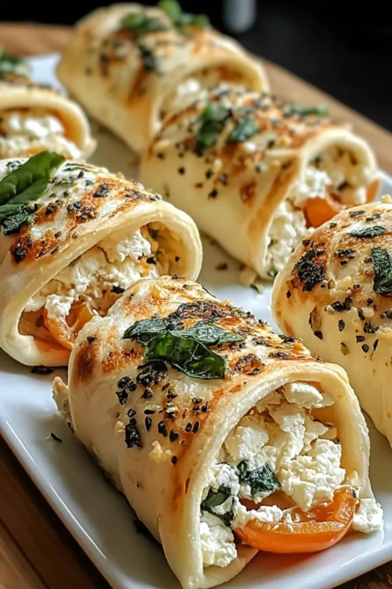 tortilla rollen mit feta