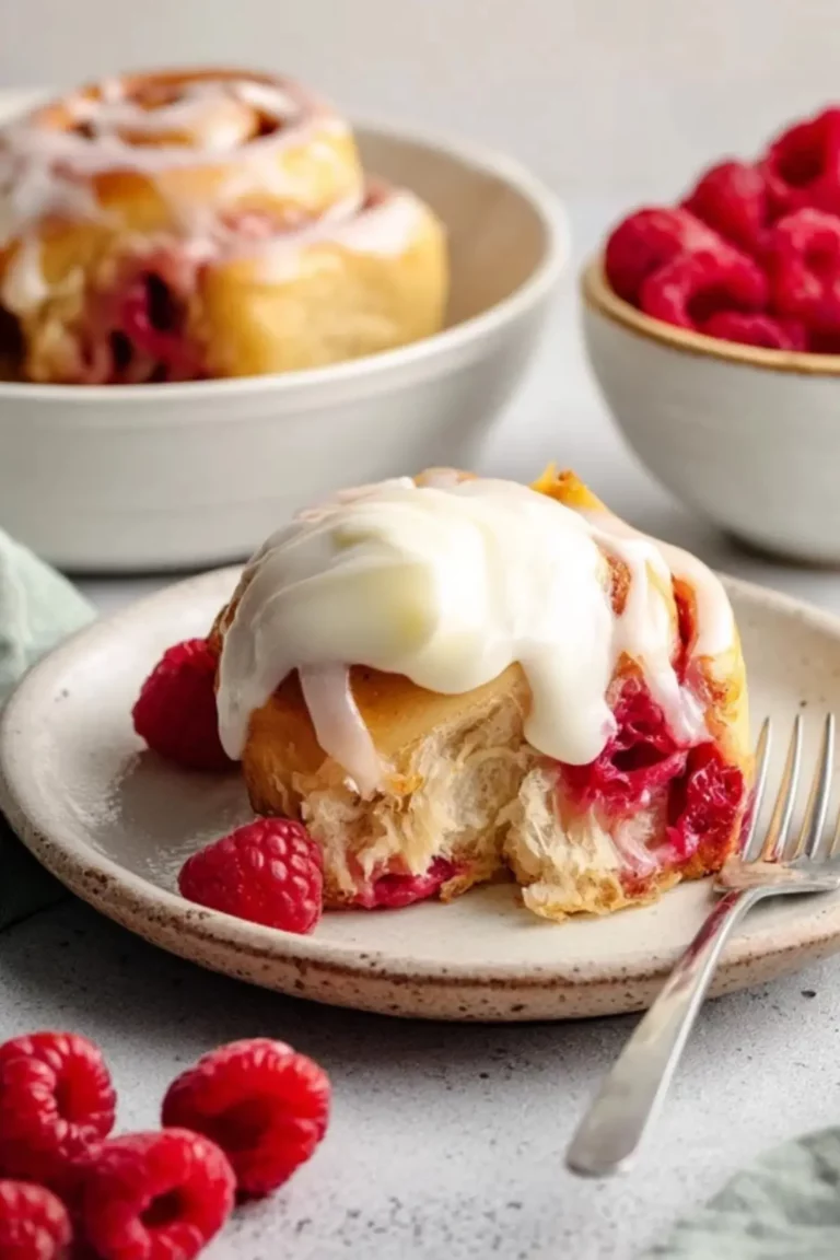 Raspberry Lemon Sweet Rolls