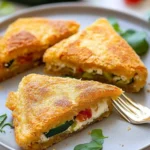 Zucchini-Frischkäse-Taschen
