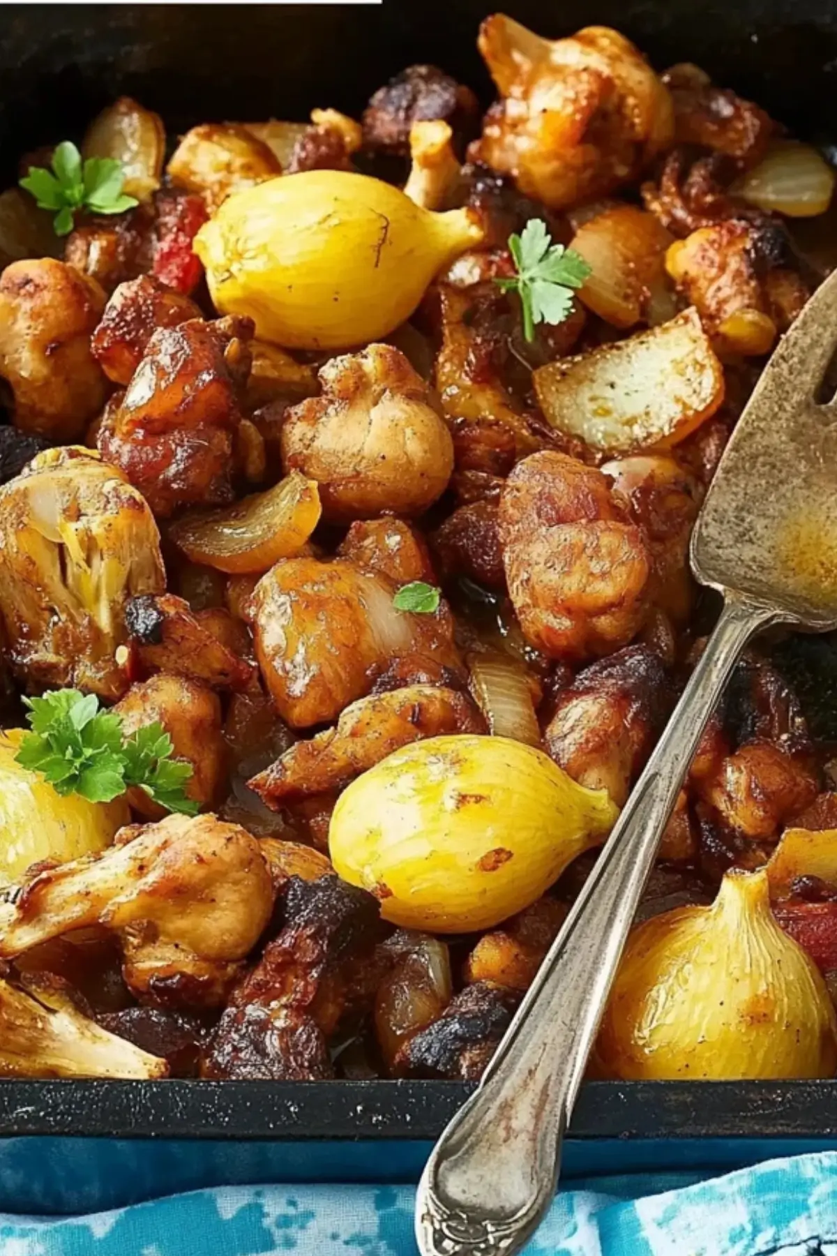 Bauernblech mit Pute