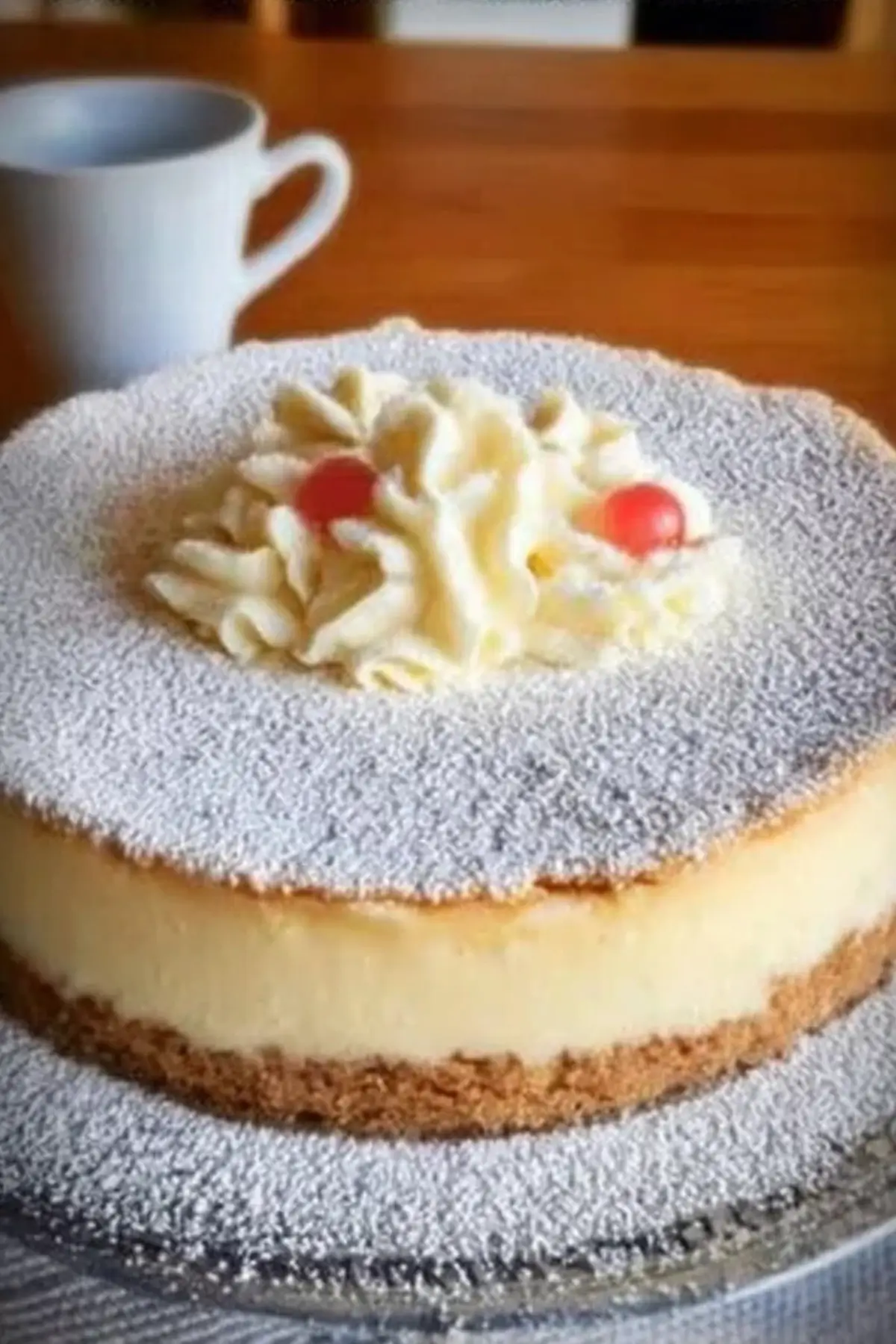 Quark Schneekuchen mit Pudding
