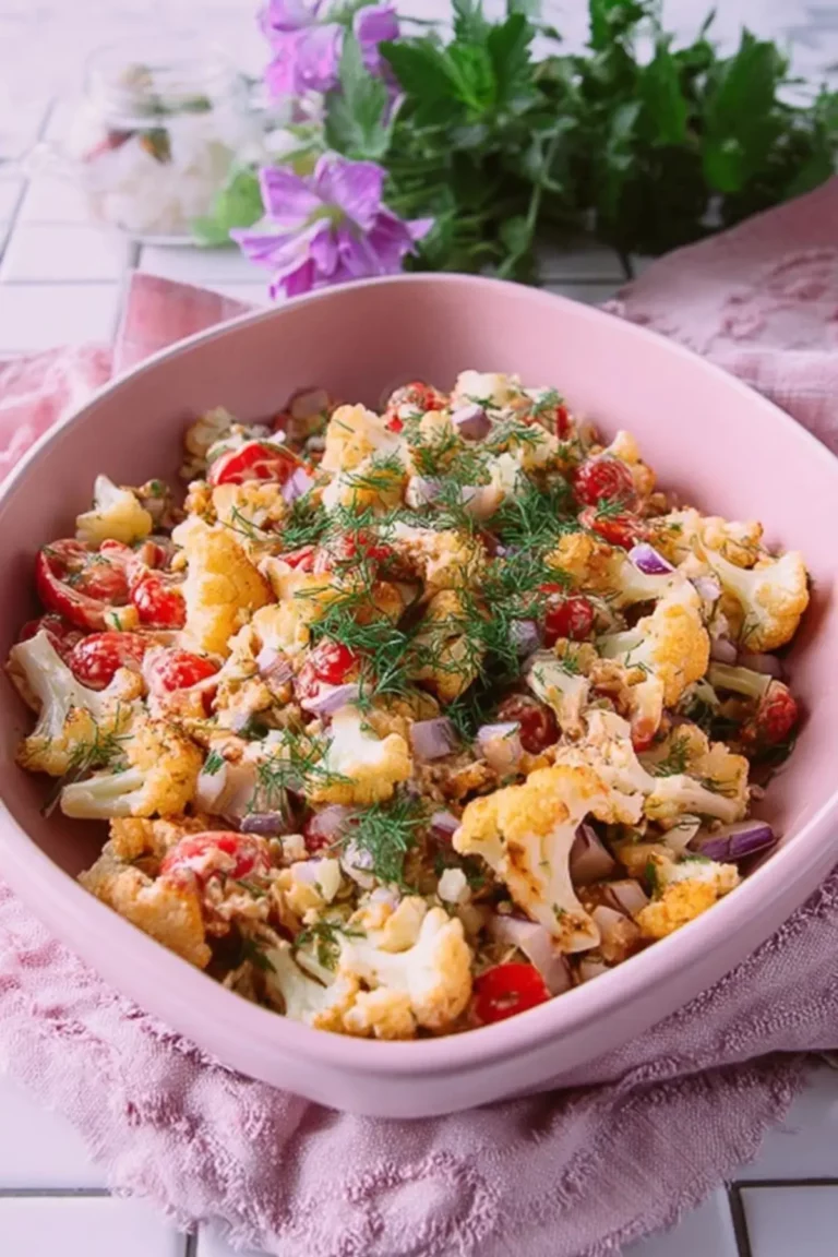 gerösteter blumenkohlsalat