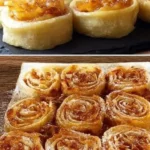 blätterteig dessert mit äpfeln