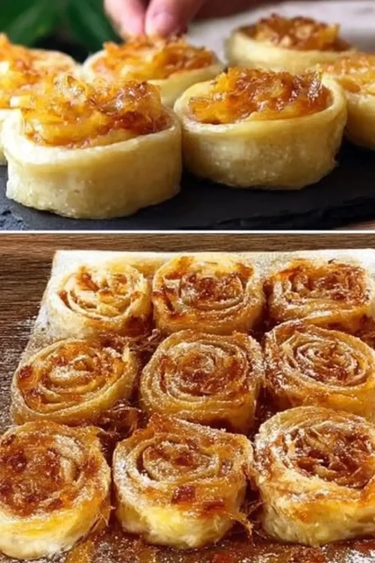 blätterteig dessert mit äpfeln