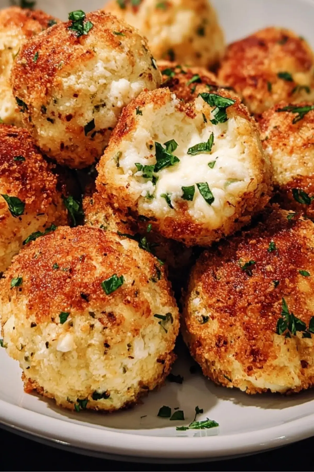 blumenkohl mozzarella bällchen