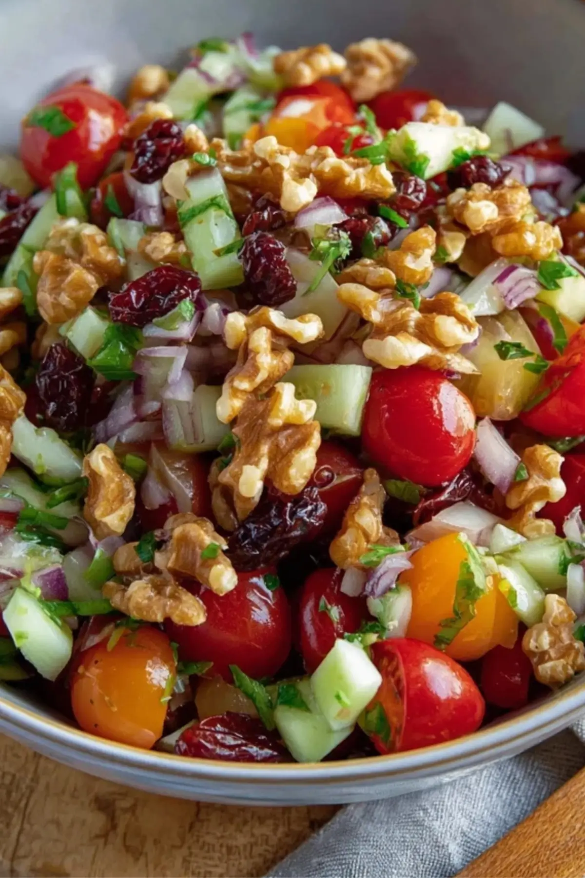 dattelsalat mit walnüssen