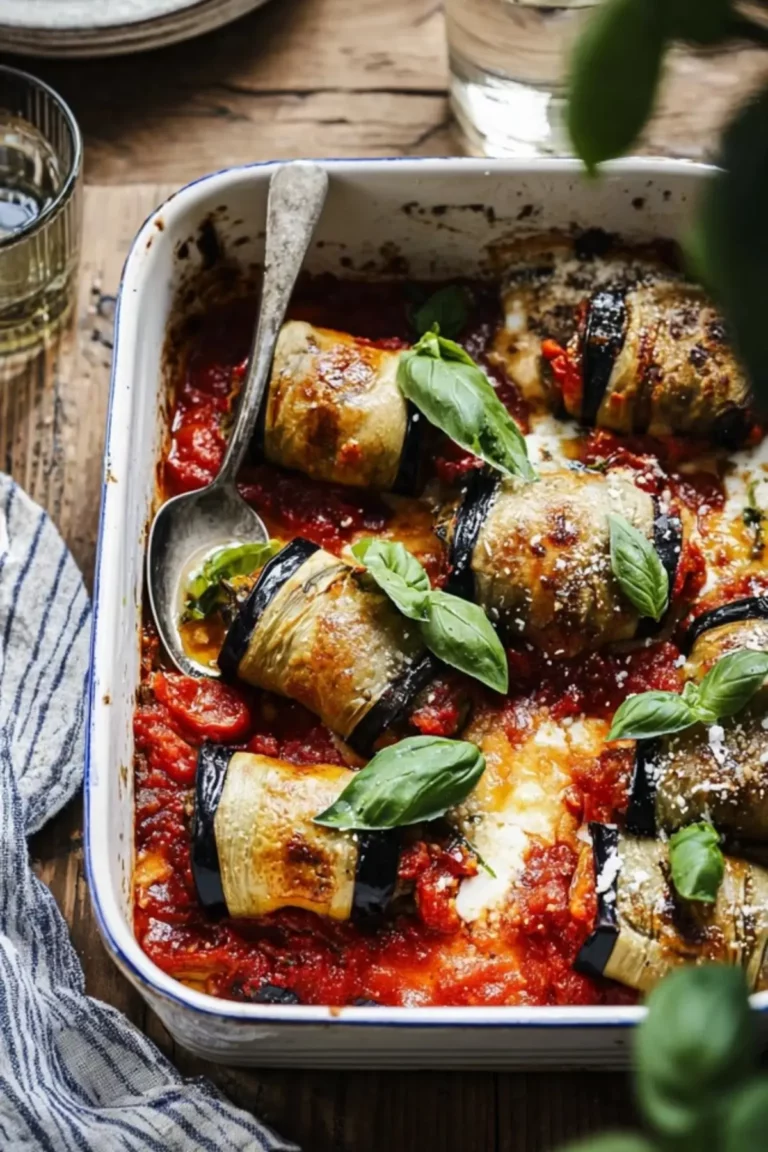 gefüllte auberginen involtini