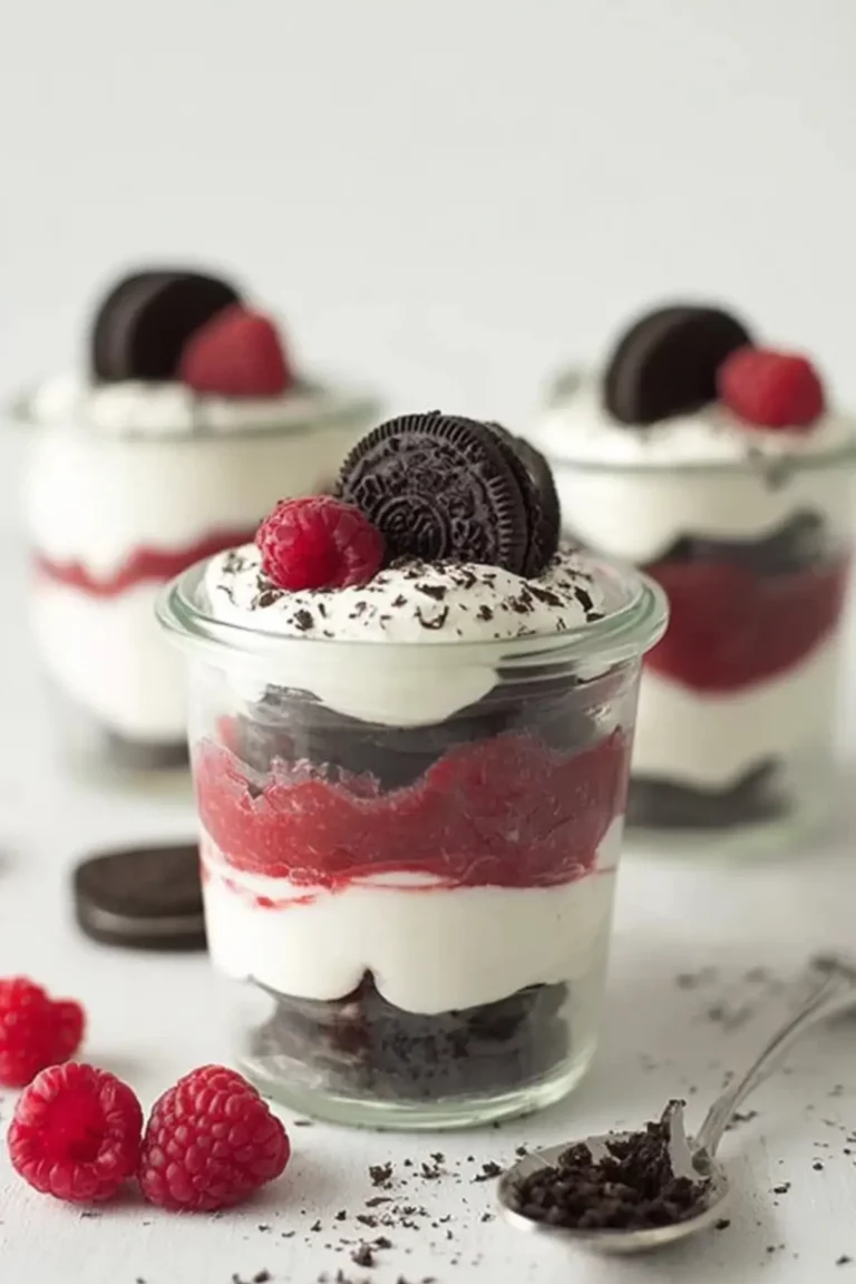 Himbeer Oreo Dessert