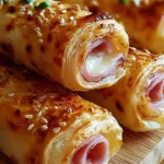 Blätterteig-Schinken-Käse