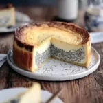 Käsekuchen mit Mohn