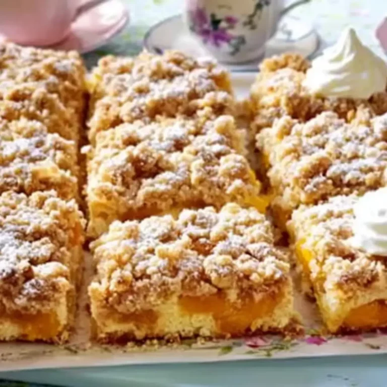 Aprikosenkuchen mit Streuseln