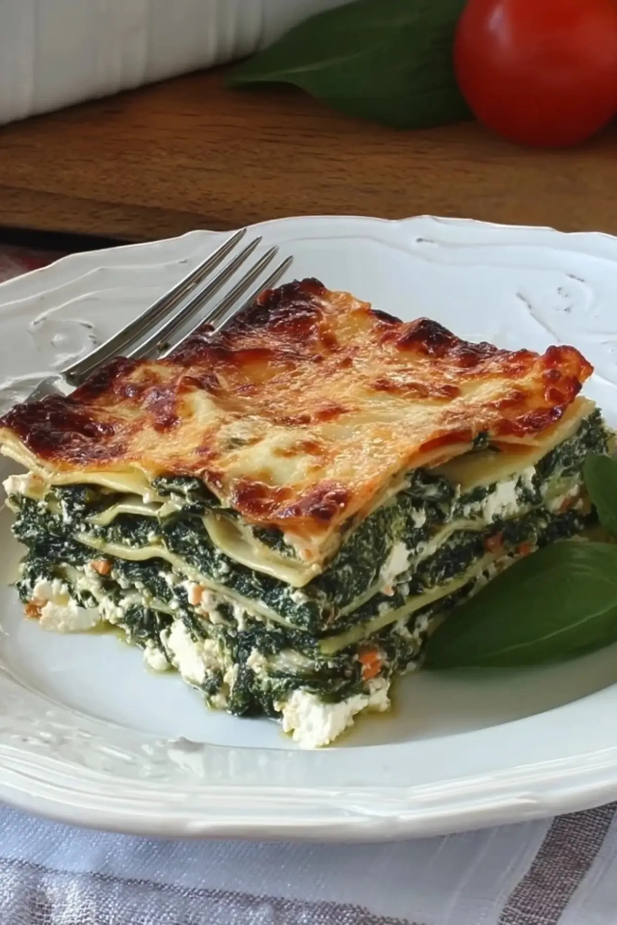 Spinat-Lasagne mit Feta - Kochkomplizin