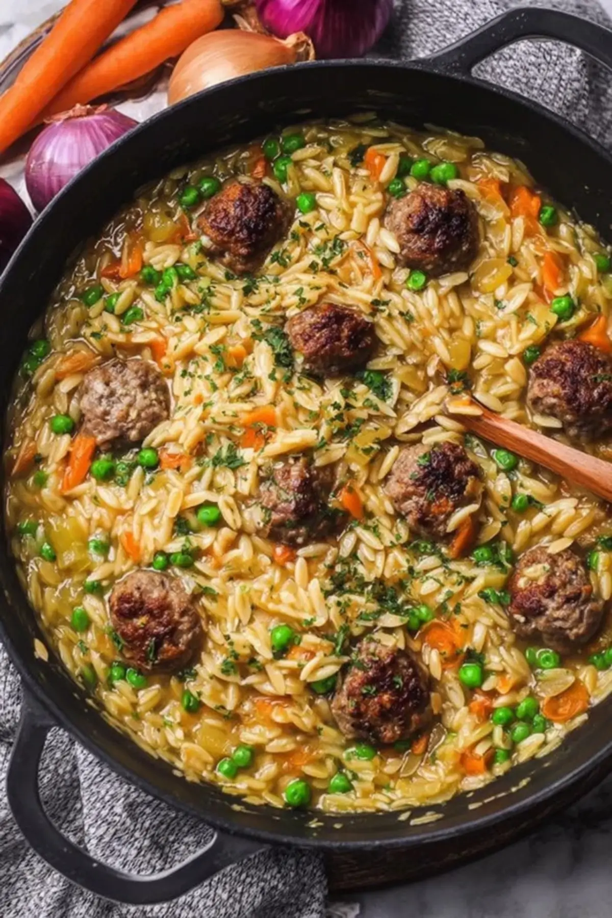 Onepot Orzo Wikinger Topf