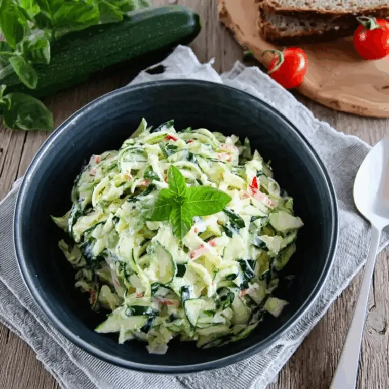 Geschmackvoller Zucchinisalat