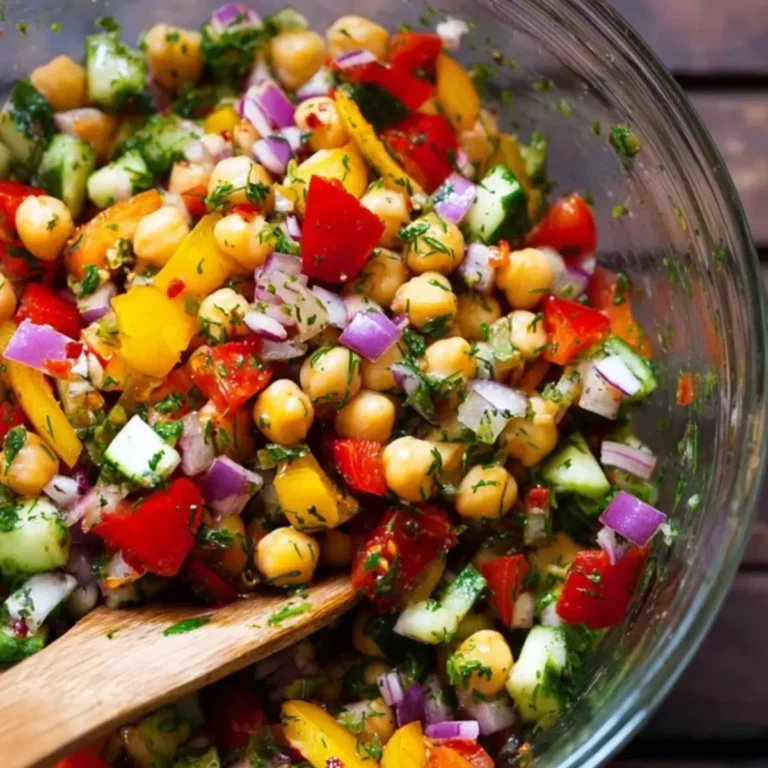 Kichererbsen Salat – Einfaches Rezept in 20 Minuten
