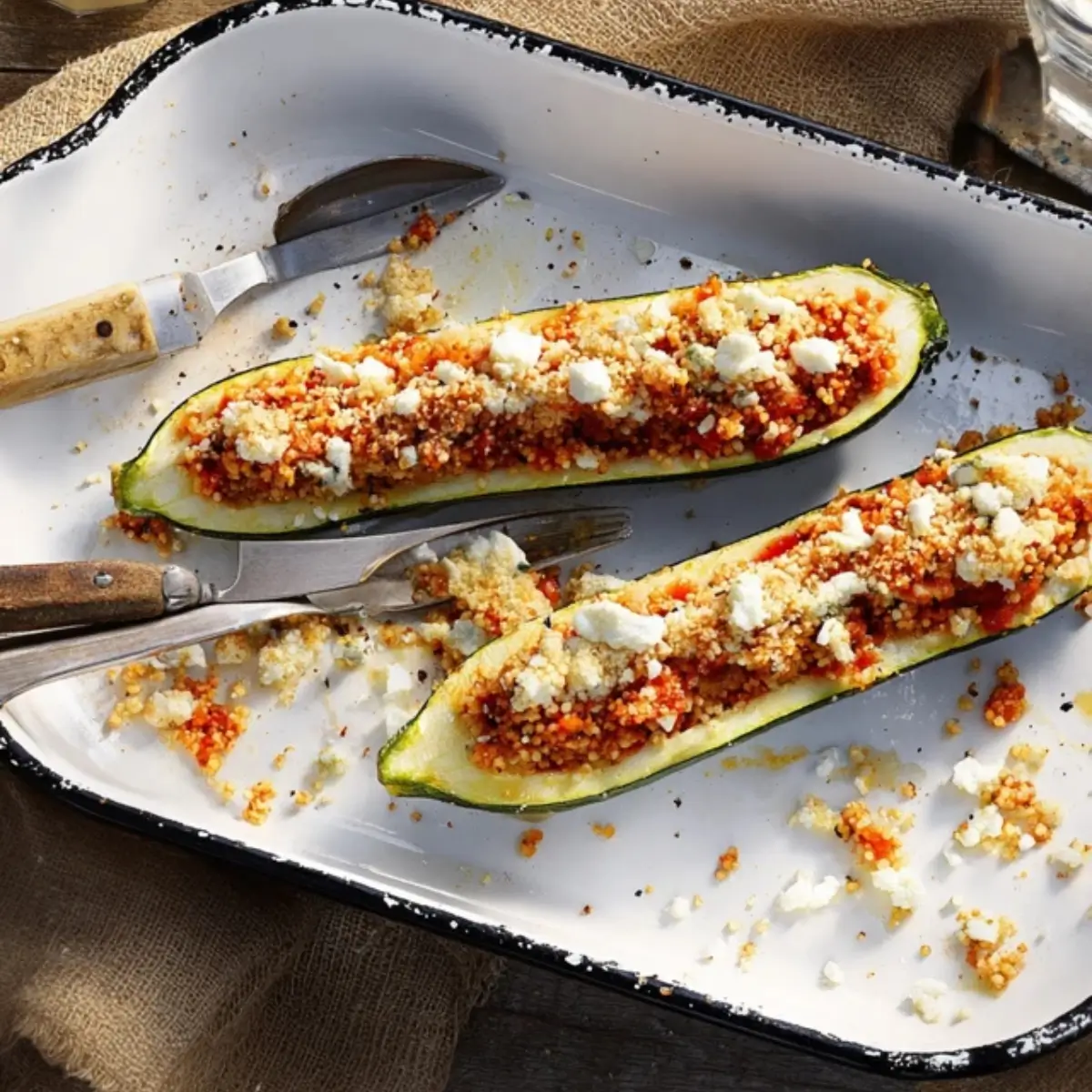 Mit Couscous gefüllte Zucchini – 5 Schritte zum Genuss - Kochkomplizin