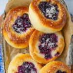 Blueberry Vatrushka Buns