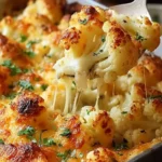 Blumenkohl überbacken mit Käse