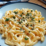 Cremige Nudelpfanne mit Crème fraîche