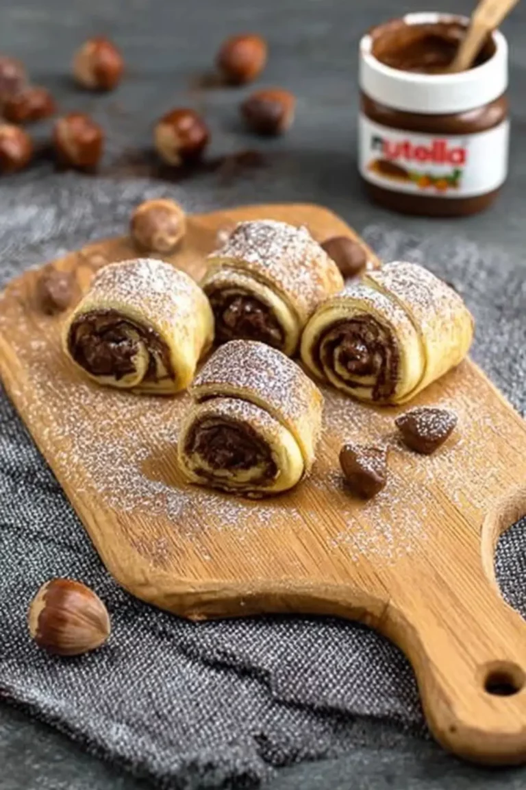 Mini Schokobrötchen mit Nutella