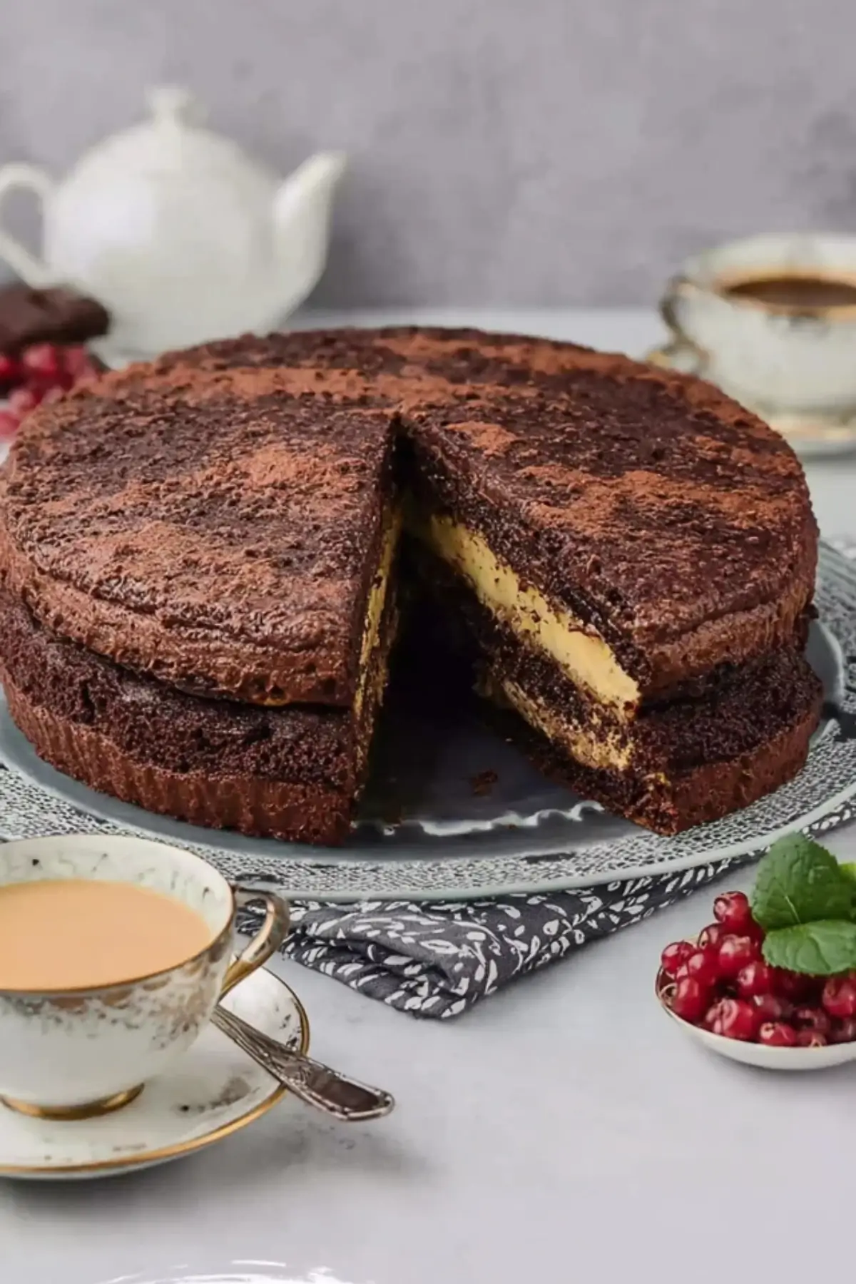 Schokokuchen mit Pudding