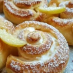 Apfelschnecken mit Naturjoghurt
