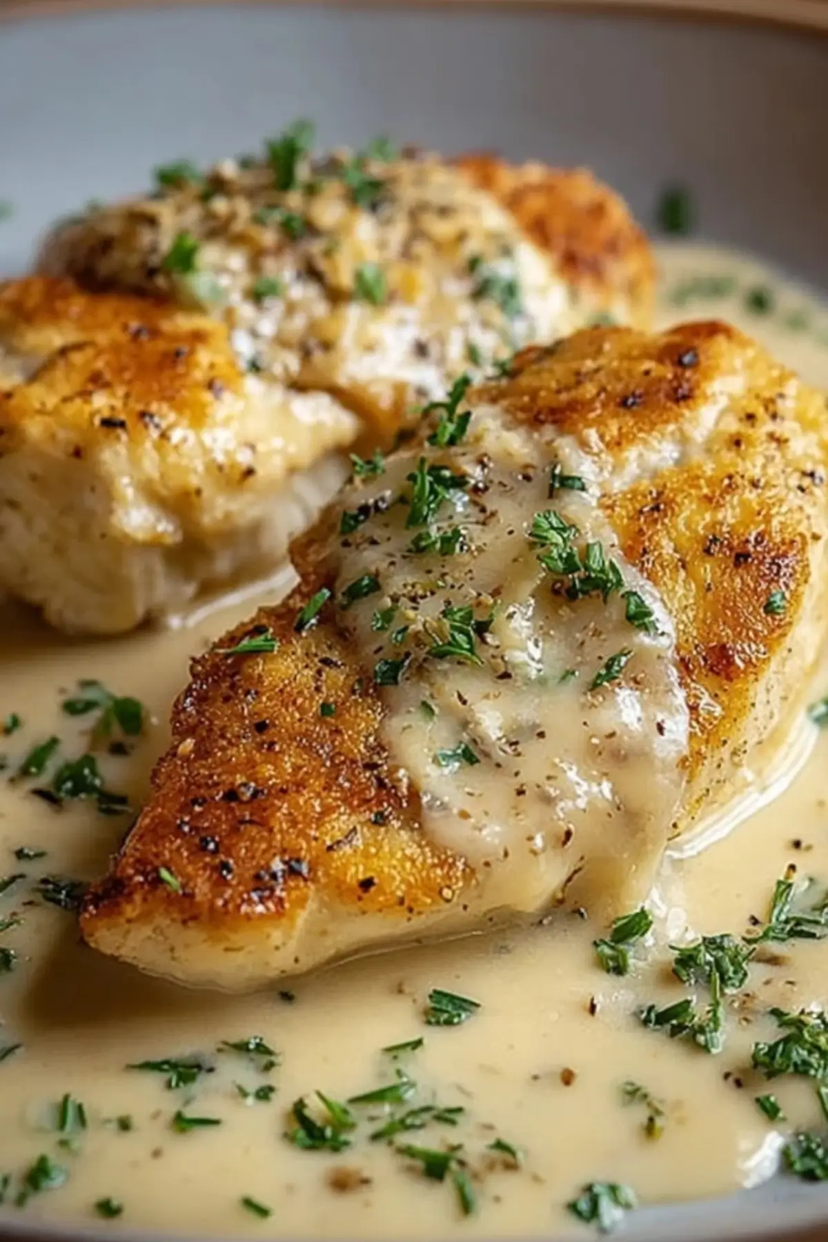 Hähnchenfilet mit Parmesan