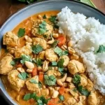 Thai Erdnuss Curry Hähnchen