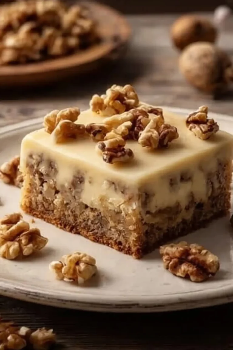 Friss-dich-dumm-Kuchen mit Walnüssen