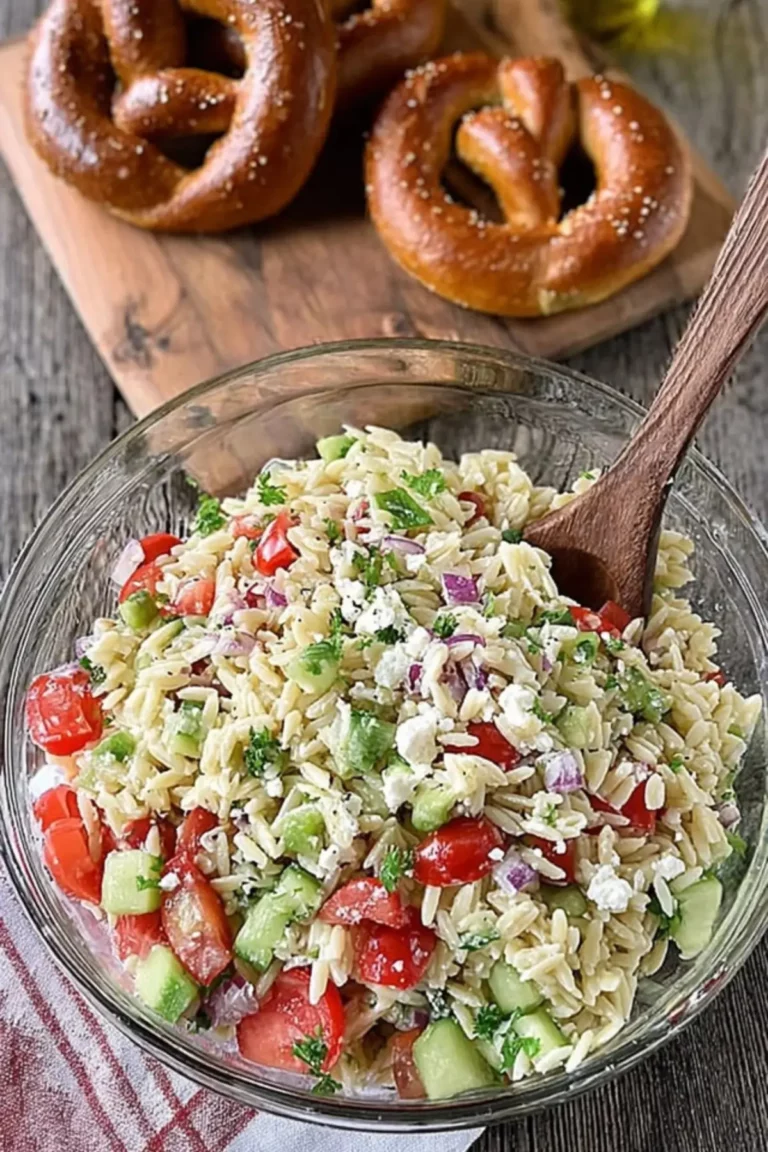 Griechischer Kritharaki-Salat
