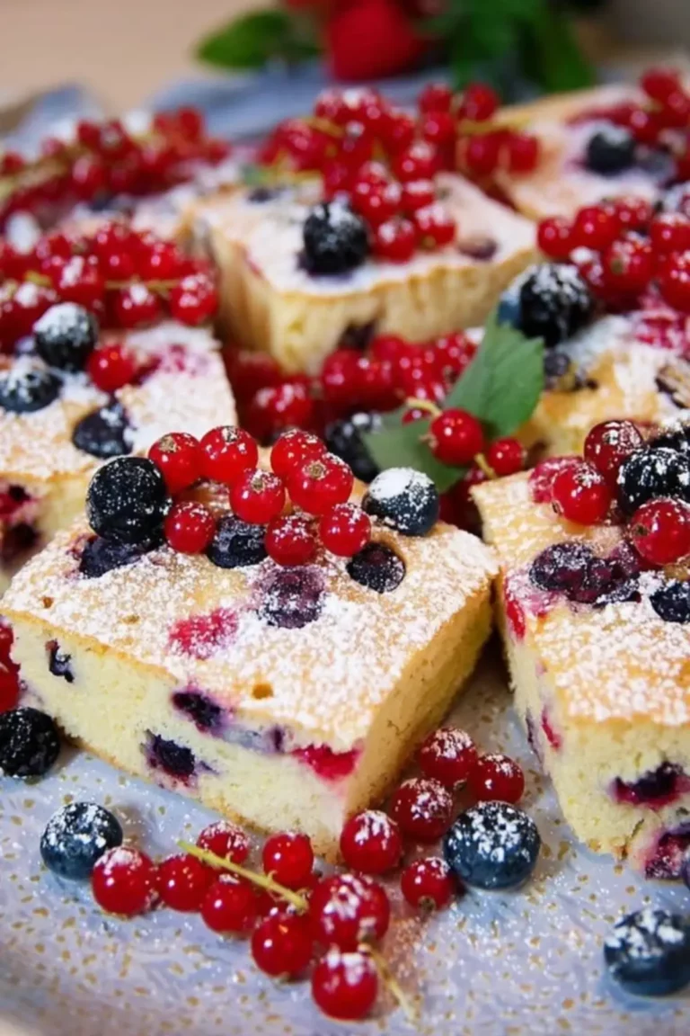 Leichter Buttermilchkuchen mit Beeren – frisches Sommerrezept