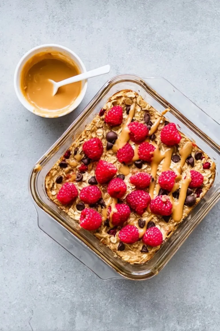 Baked Oatmeal - Haferflockenauflauf mit Früchten