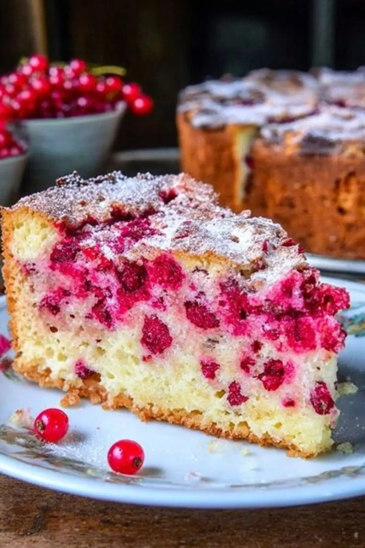 Saftiger Johannisbeerkuchen – 10 Minuten Zubereitung - Kochkomplizin