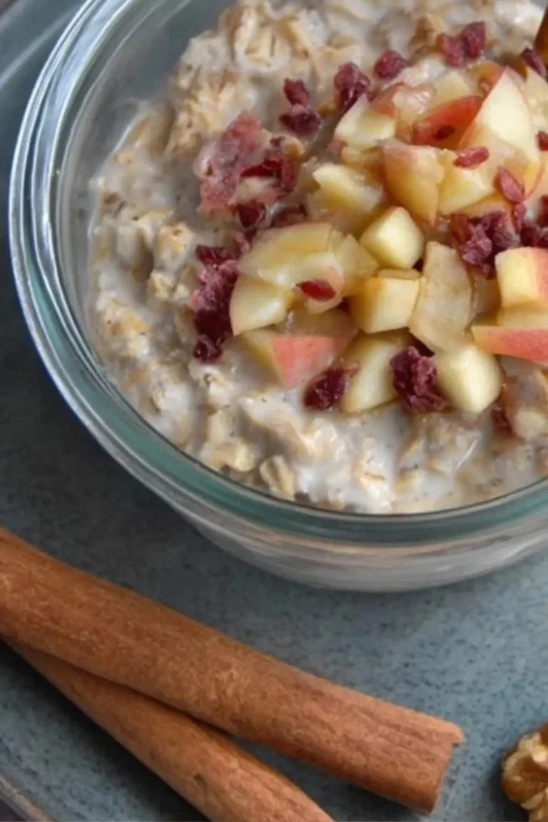 Apfel-Walnuss Overnight Oats