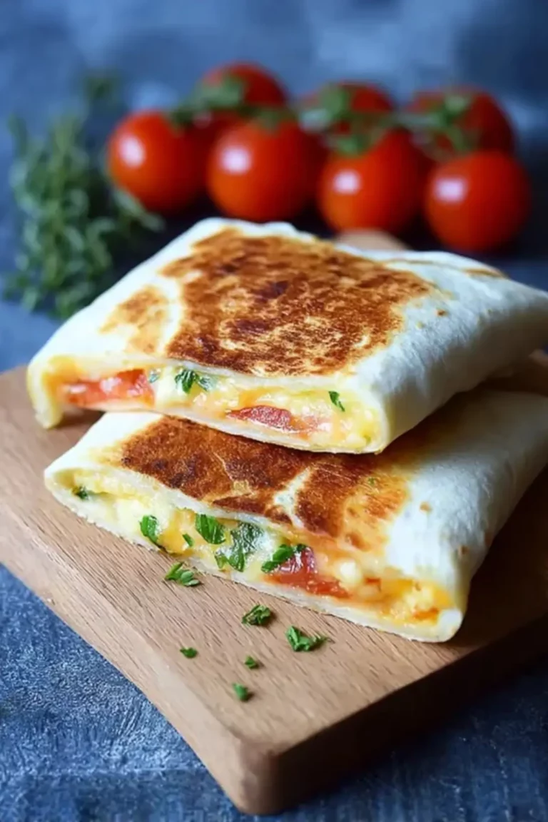 Frühstückswrap mit Ei & Käse