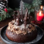 Winterlicher Maulwurfkuchen