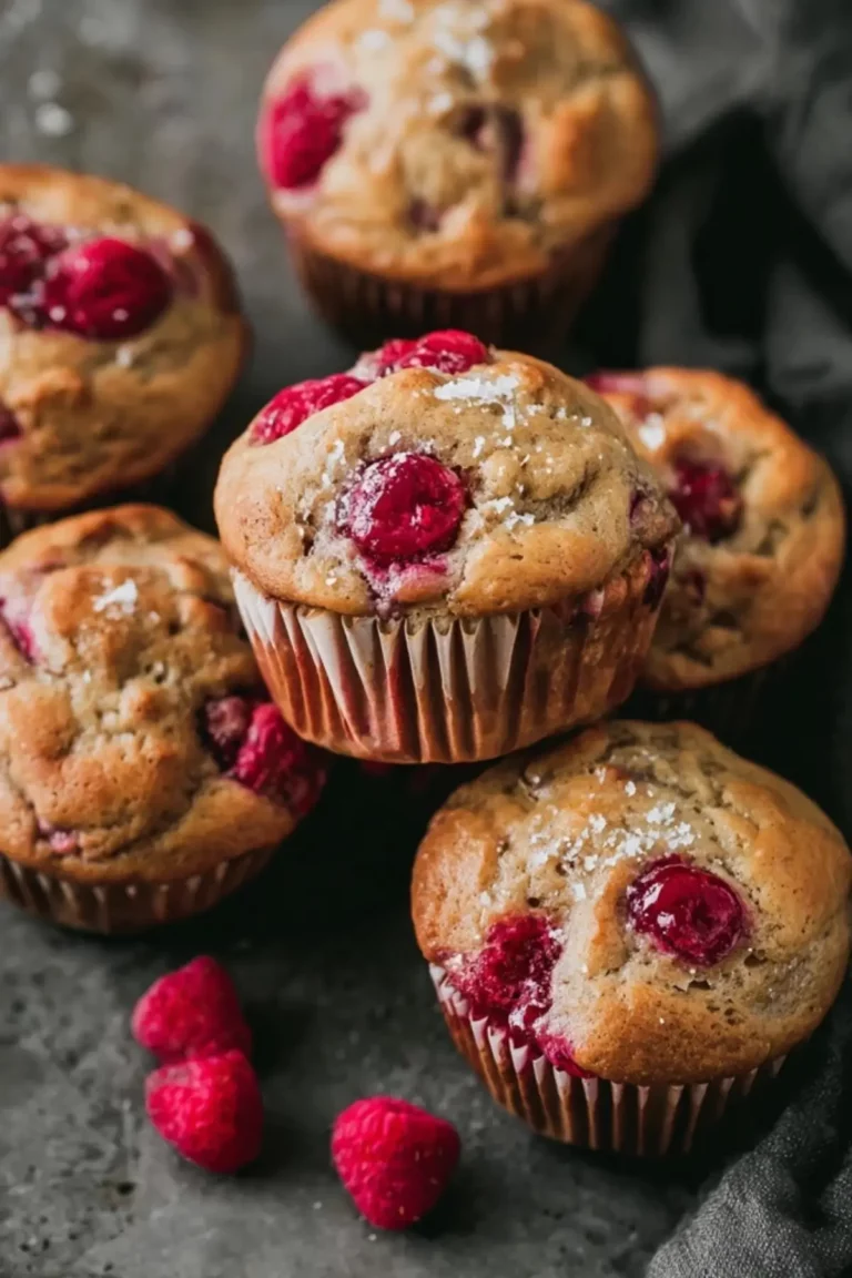 Raspberry Banana Muffins