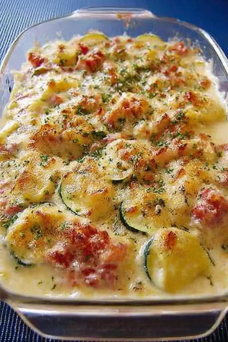 Zucchini Schinken Auflauf Rezept