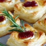 "Blätterteig-Häppchen mit Camembert "
