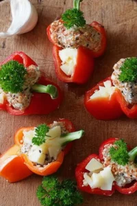 knackige Paprika-Häppchen