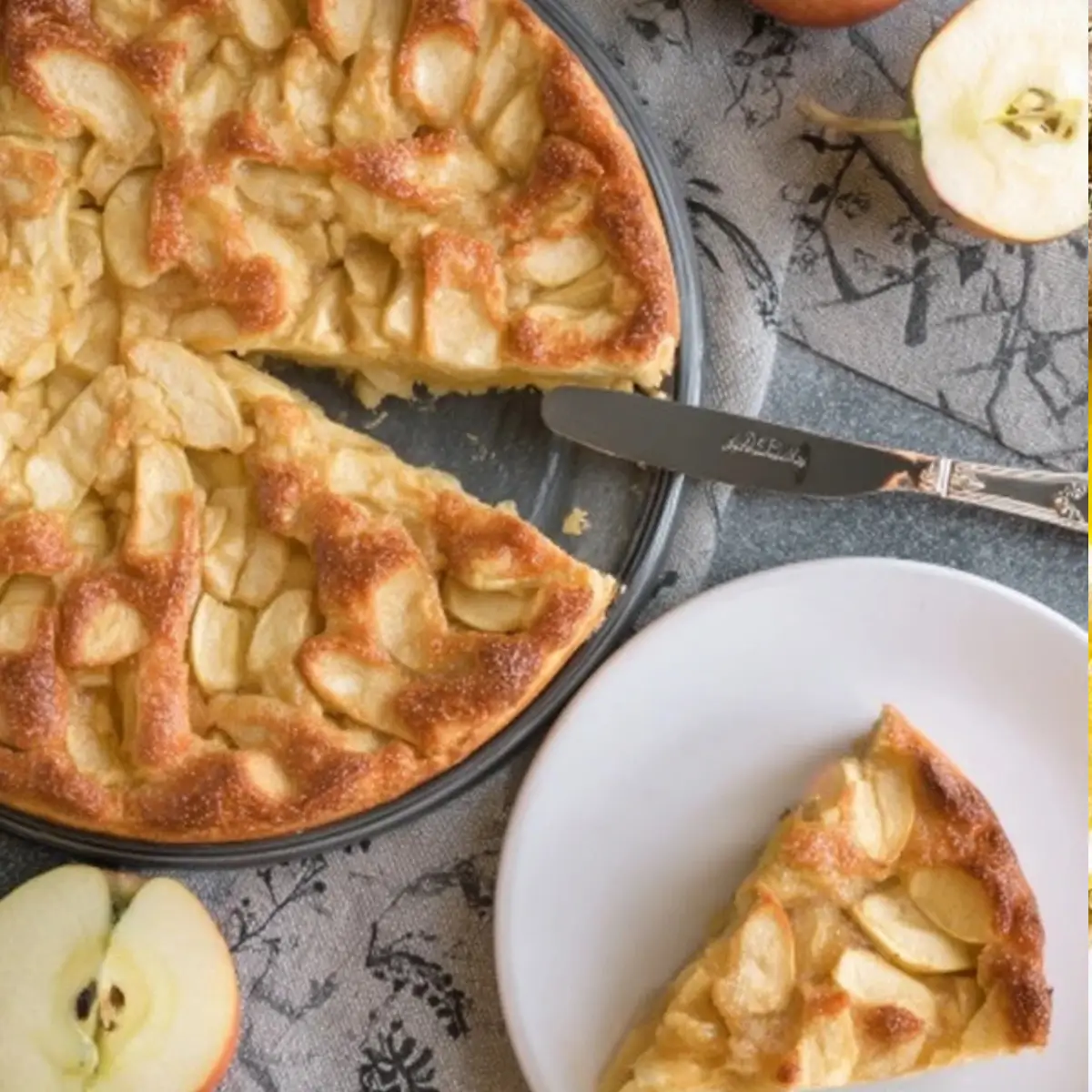 Apfelkuchen – Einfach und Saftig in 45 Minuten - Kochkomplizin Apfelkuchen – Einfach und Saftig in 45 Minuten - Kochkomplizin