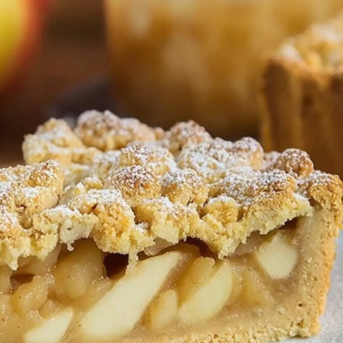 Apfelkuchen mit Apfelmus