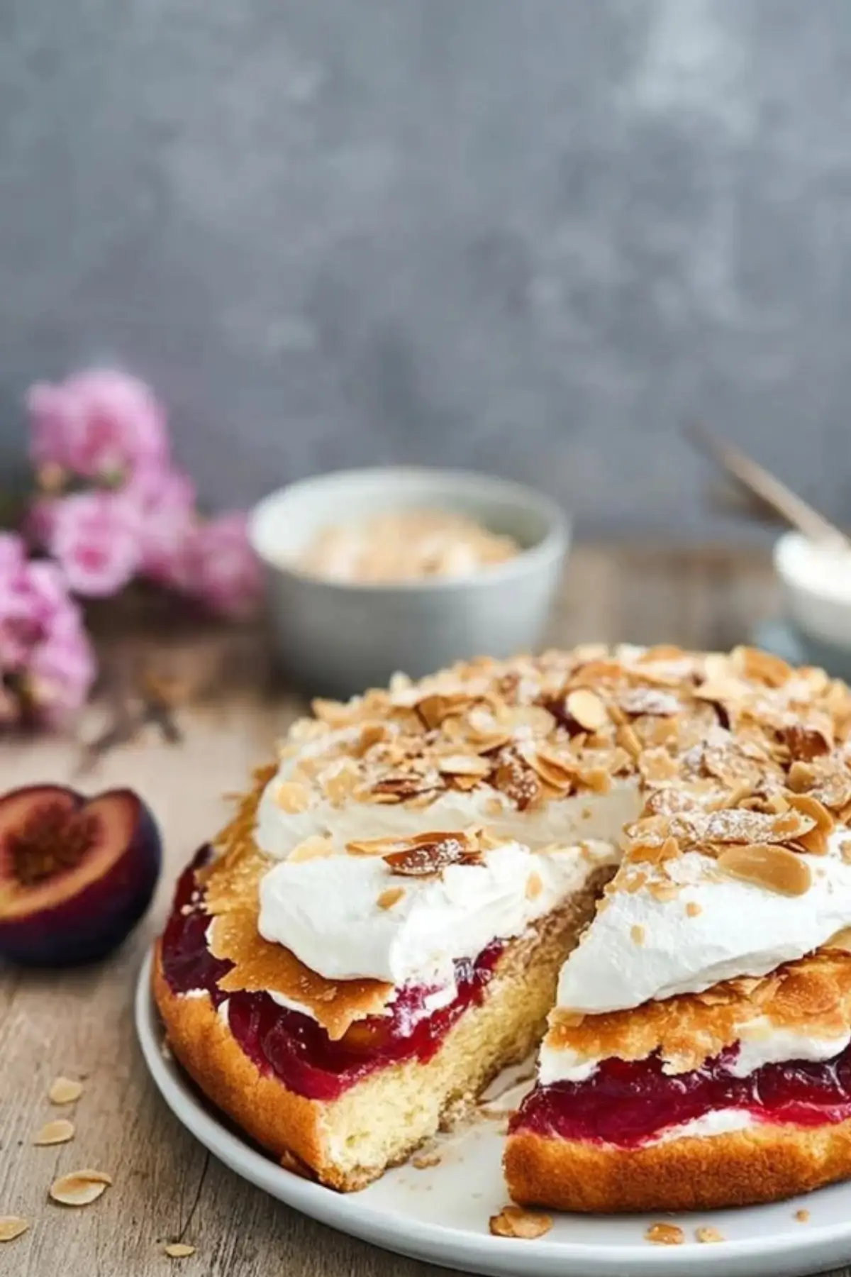 Bienenstich Rezept mit Zwetschgen – Einfacher Herbstgenuss - Kochkomplizin