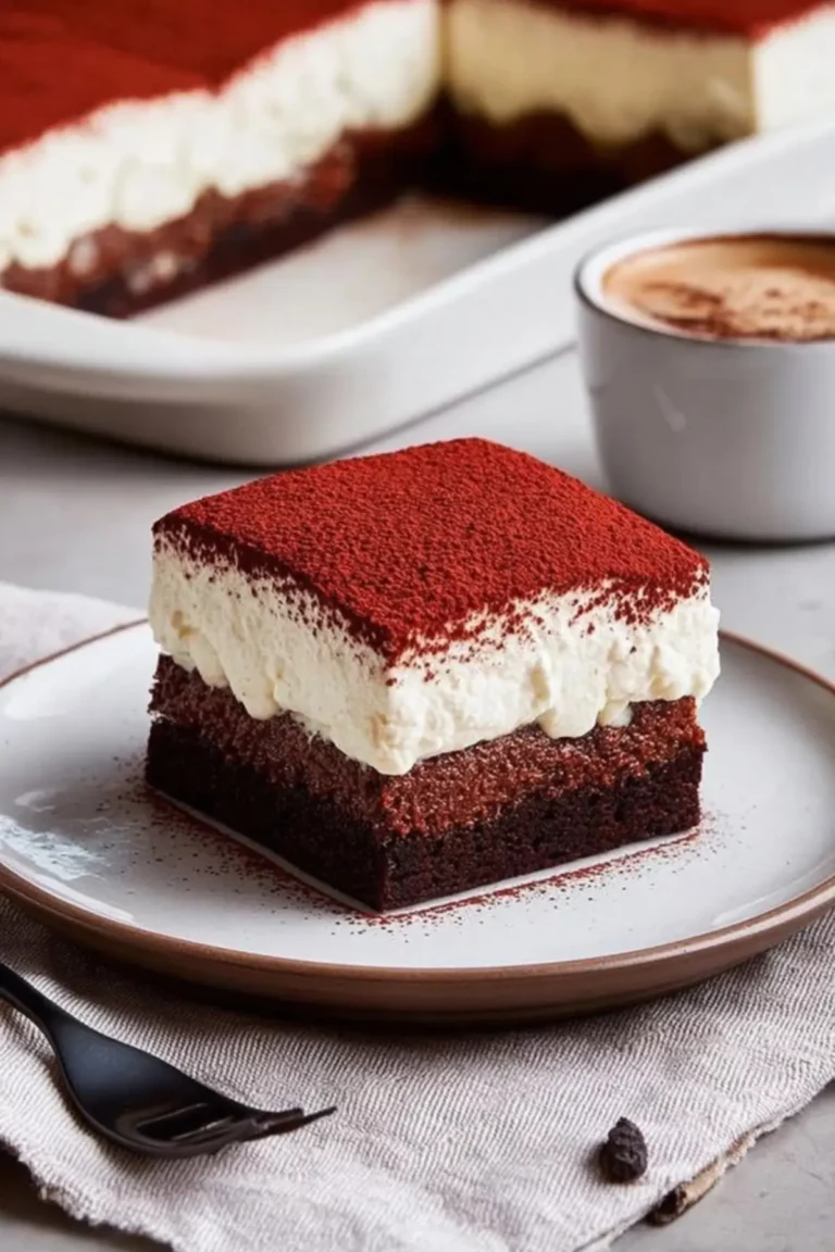 Brownie Tiramisu